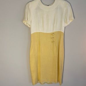 Vintage linen dress sz 4